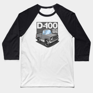 D100 - 1976 White Base (Silver Cloud Iridescent) Baseball T-Shirt